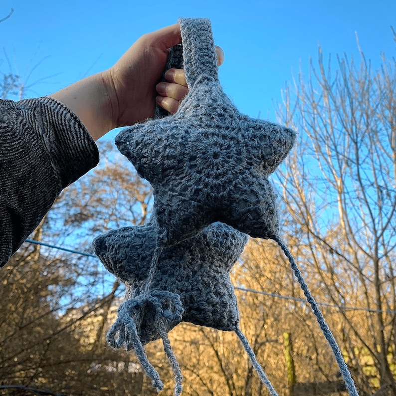 Crochet Star Earmuffs Pattern Etsy