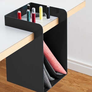 Shelf element, ele. Box, office shelf, table accessories, helpers, cleverly stowed away (2,9cm or 3,5cm slot width)