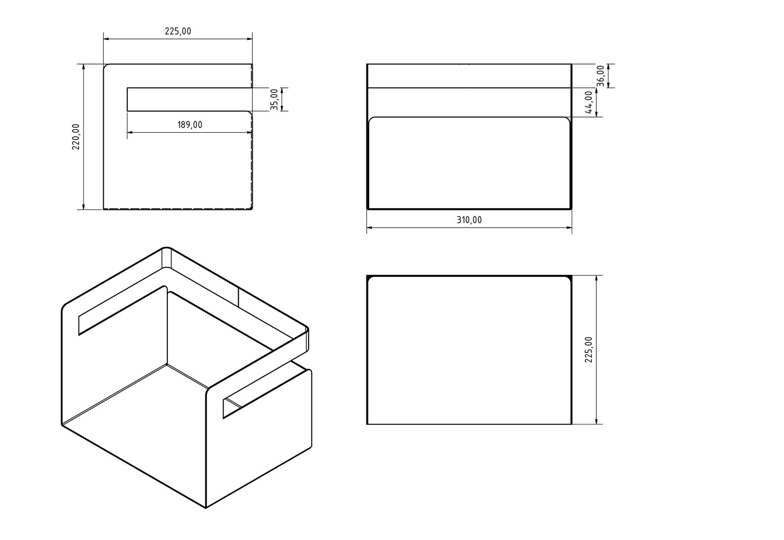 Multifunctional Element, Metal, Ele.box, Order on the Shelf, - Etsy