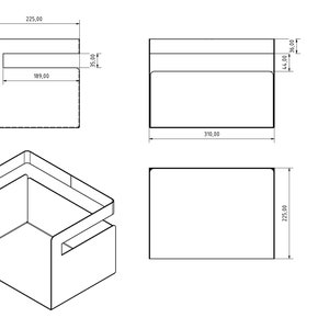 Schreibtisch, Buchstütze, ele.Box, Ordnungshelfer, Stauraum, Möbel Bild 9