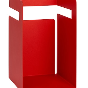 Kantoor & bureauopberger, ophangsysteem, meubel, designobject, ele.Box, wandplank kantooraccessoire blutorange