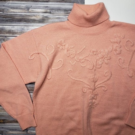 VTG Sheridan SquarePink Cottagecore Floral Sweater