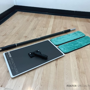 20" Microfiber Basketball Court Sweat MOP, Game Day Perspiration MOP