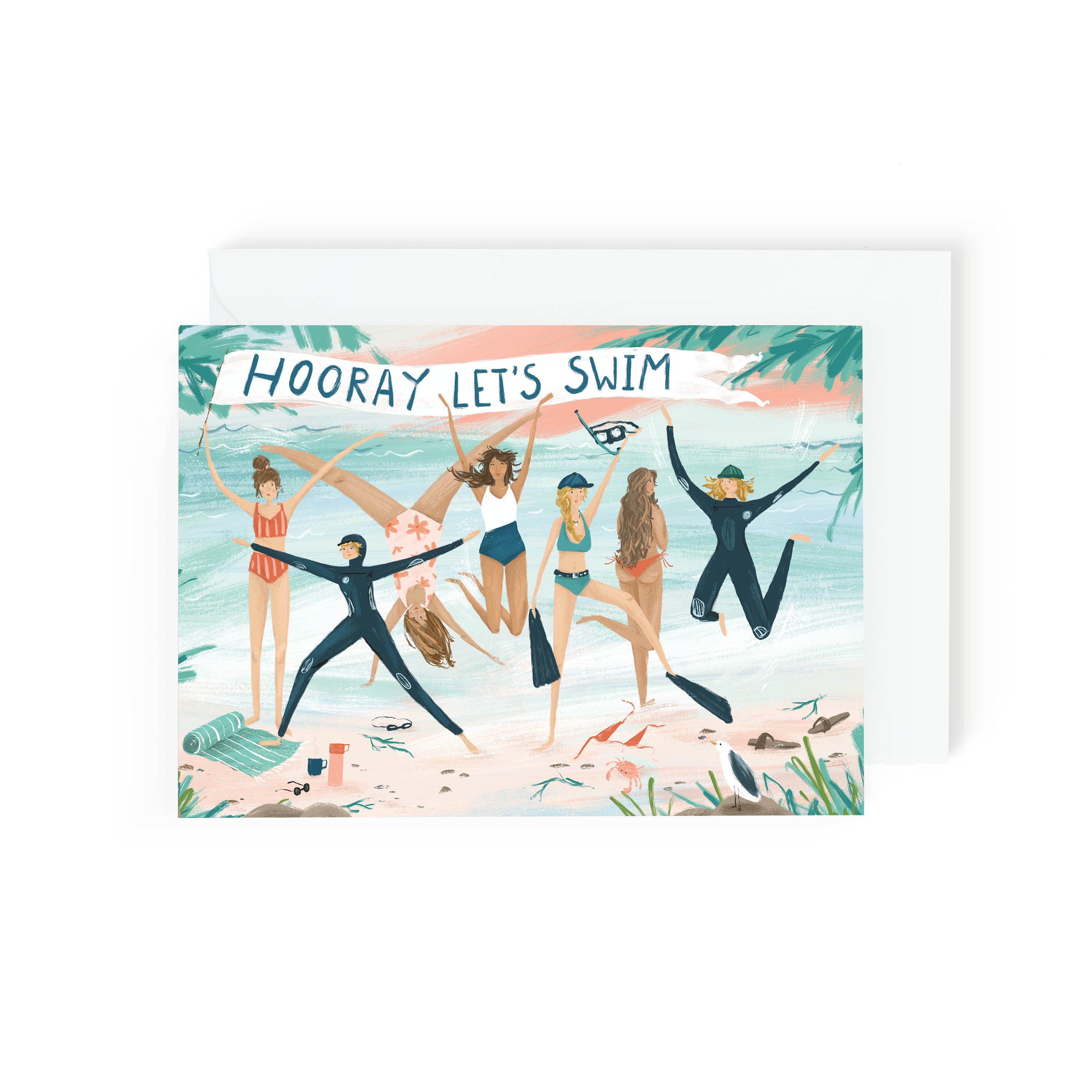 Hooray Swimmers Card Hooray Swimmers Card