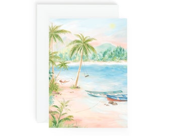 Travel Birthday Card | Island Adventure Greeting Card | Safe Travels Gift | Day Dreamer | Cards For Her | Relaxing Birthday | Mothers Day