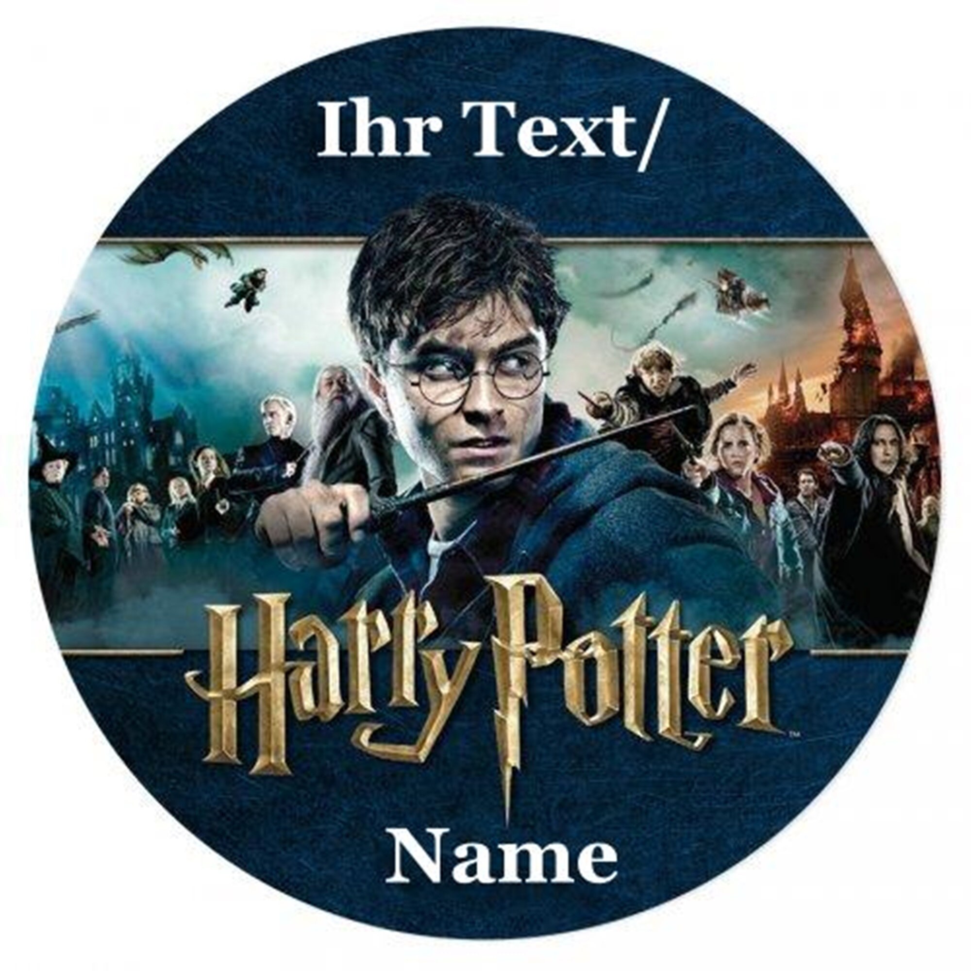 Tortenaufleger Geburtstag Tortenbild Harry Potter 1 Fondant-Oblate-Dekor 
