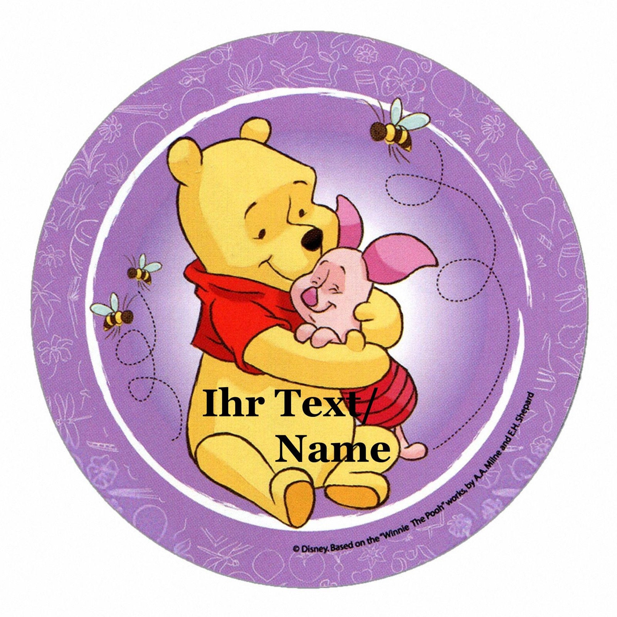 A4 Personalisierte Winnie Puuh & Co Essbare Wafer/Reis Fondant Papier Kuchen Topper A4 Personalisierte Winnie Puuh & Co Essbare Wafer/Reis Fondant Papier Kuchen Topper