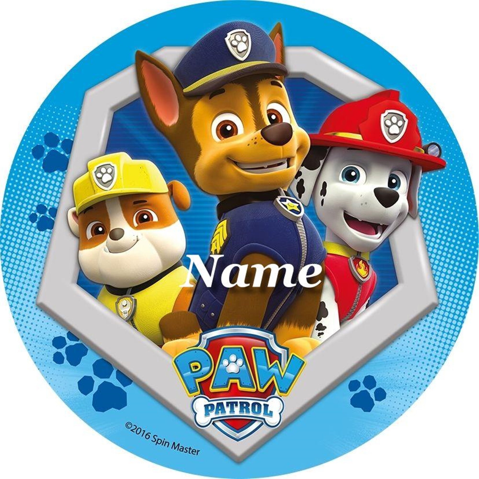 Tortenaufleger---Paw Patrol----Geburtstag--Party----Fondant //Oblate Tortenaufleger---Paw Patrol----Geburtstag--Party----Fondant //Oblate