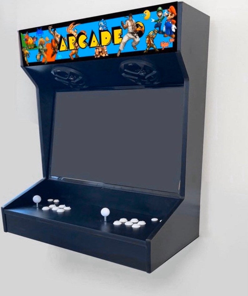 Wall Mounted Arcade Machine /2 Players/ Assembled Etsy