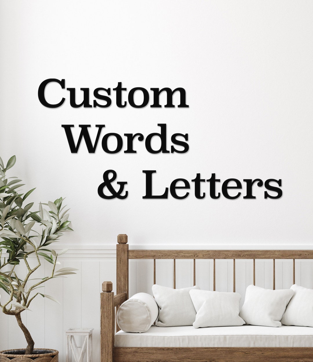 Custom Words and Letters for Wall DIY Wood Letters Large Wall Decor