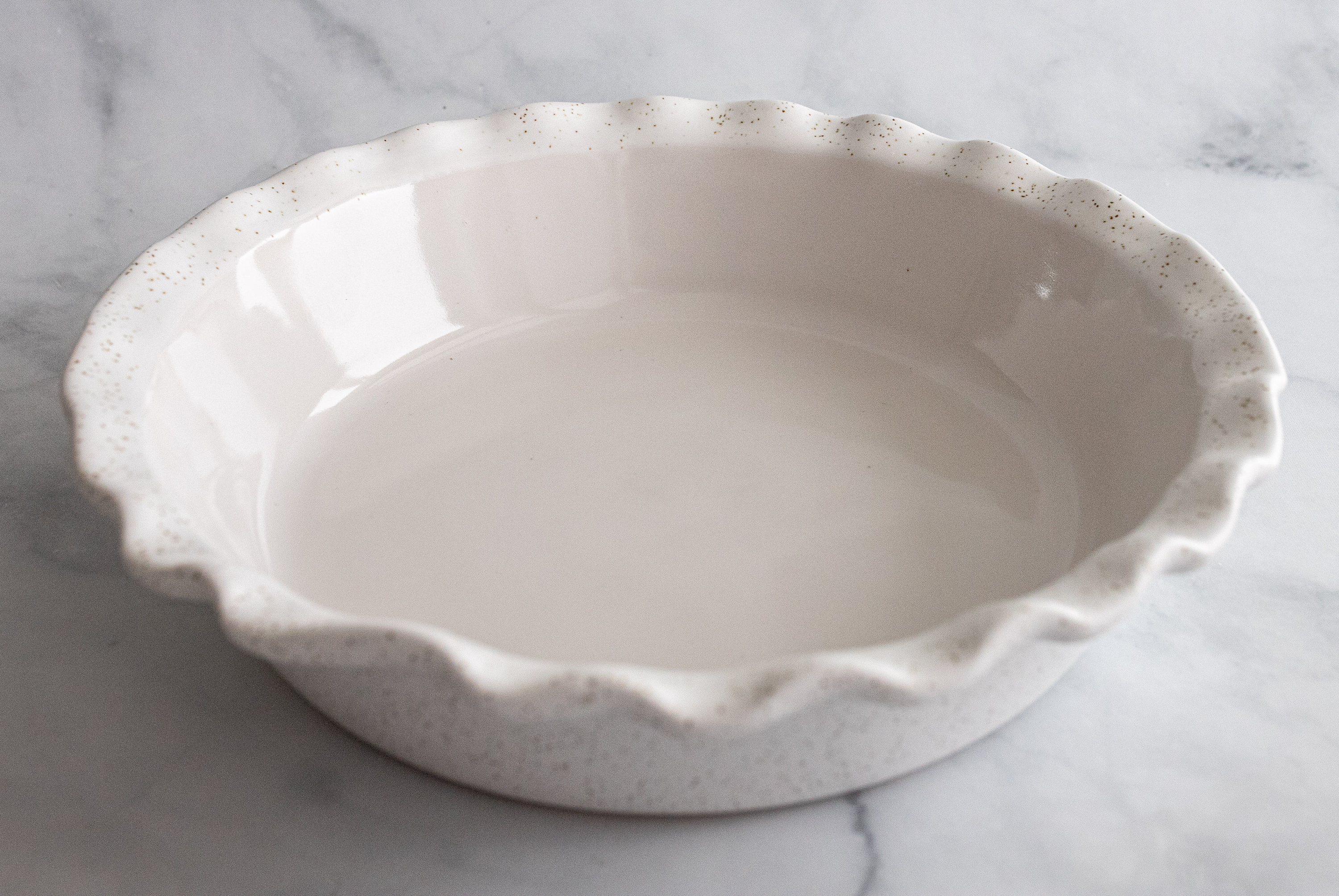 Stoneware Pie Dish Fluted 9 inch Deep Dish Ceramic Pie Pan Etsy