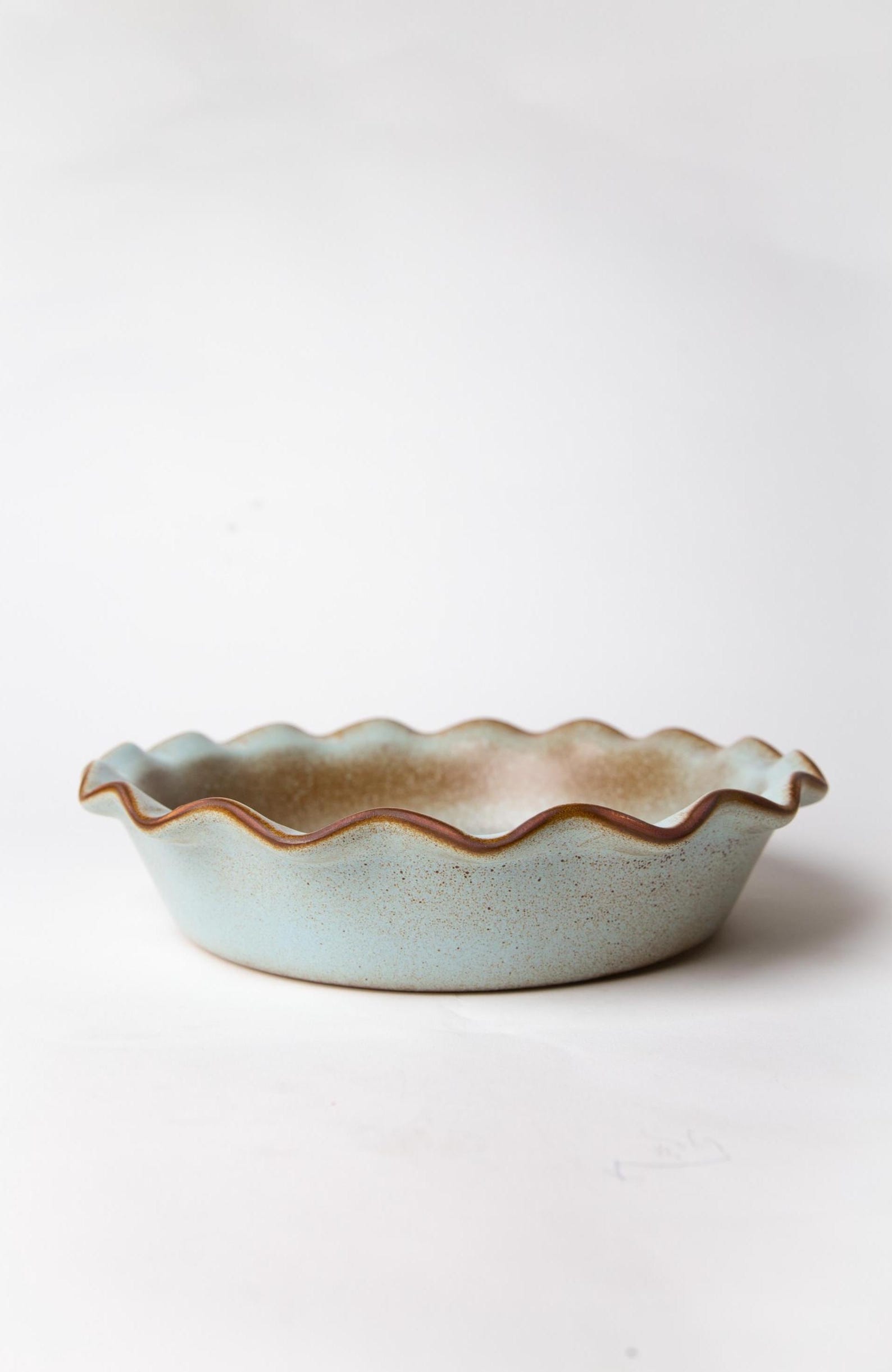 Handmade Stoneware Pie Dish