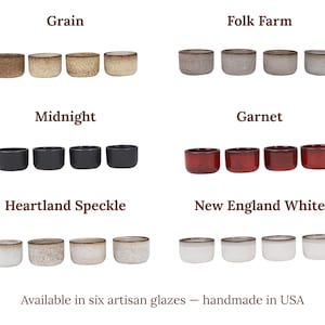 Handmade Stoneware Ramekin Set – Artisan Glazed Condiment Dishes - USA Made image 2