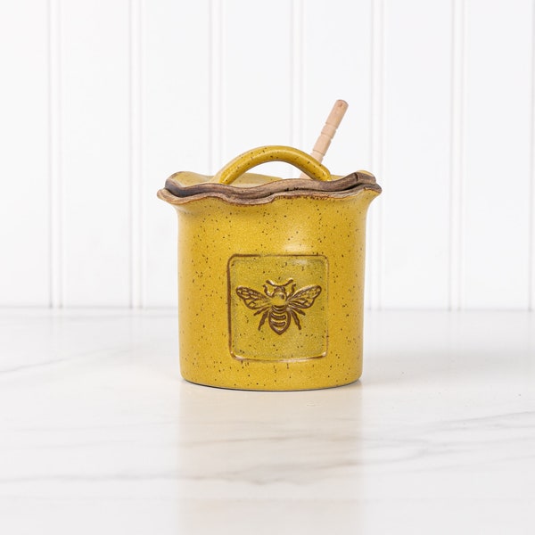 Ceramic Honey Pot Etsy