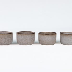 Handmade Stoneware Ramekin Set – Artisan Glazed Condiment Dishes - USA Made Folk Farm