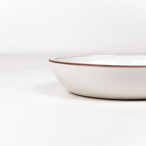 Handmade Stoneware Pasta Bowl - Farmhouse Dinnerware - USA Crafted image 11