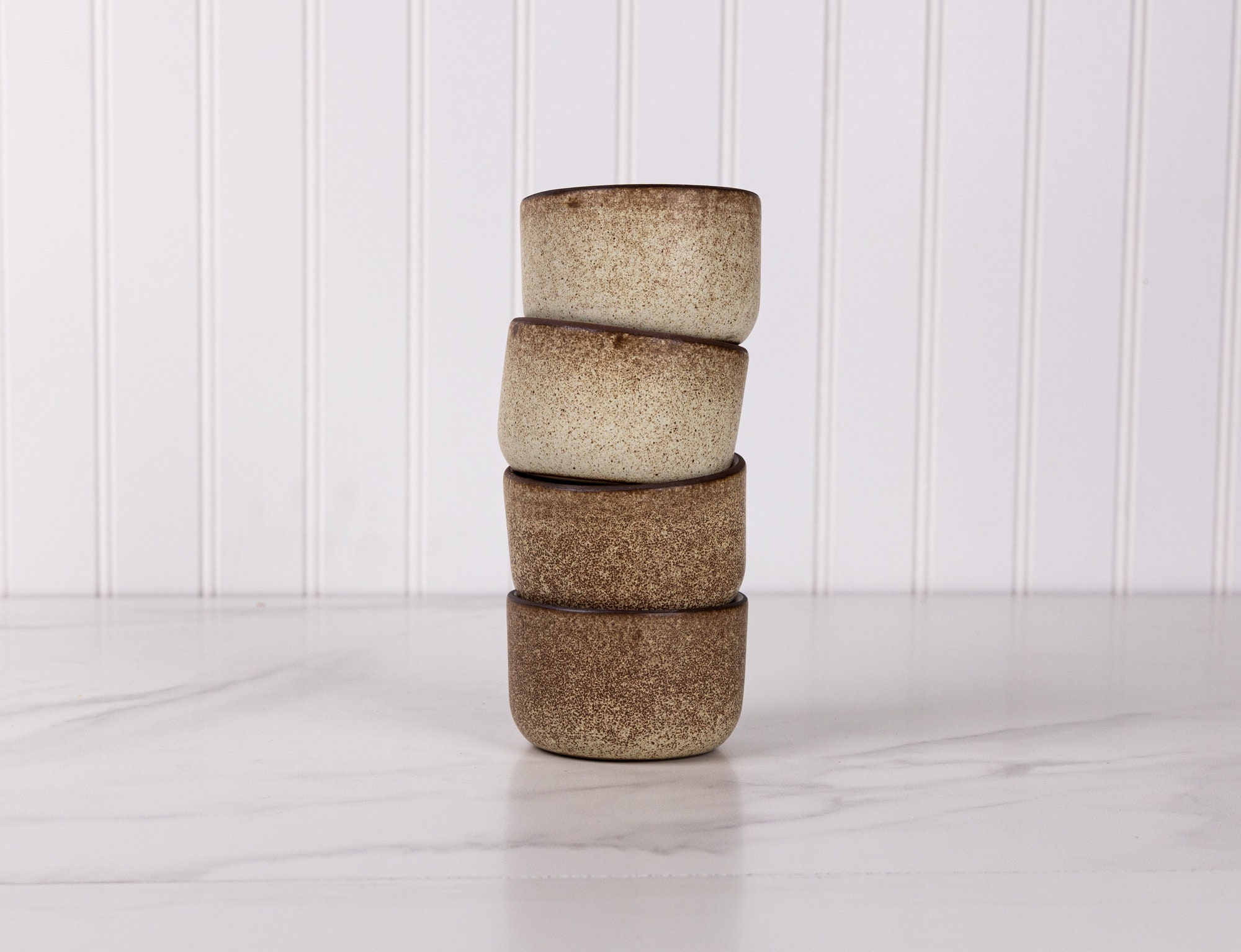 Ceramic Ramekin Set 4 Pc Pottery Sauce Cup Stoneware Etsy