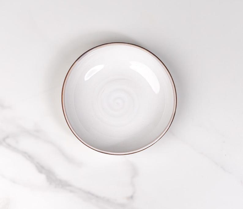 Handmade Stoneware Pasta Bowl - Farmhouse Dinnerware - USA Crafted image 17