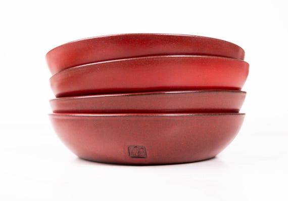 Handmade Stoneware Pasta Bowl - Farmhouse Dinnerware - USA Crafted