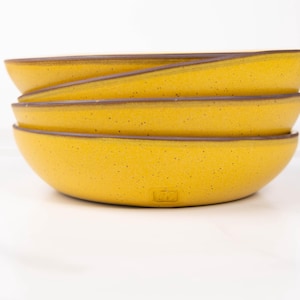 Handmade Stoneware Pasta Bowl - Farmhouse Dinnerware - USA Crafted image 7