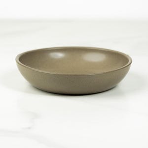 Handmade Stoneware Pasta Bowl - Farmhouse Dinnerware - USA Crafted Sand