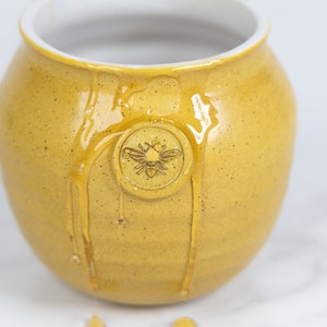Large Belly Honey Pot Color Yellowstone-Jefferson Street-Handmade USA image 8