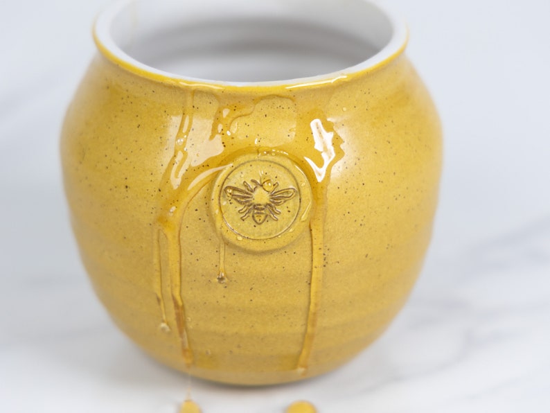 Large Belly Honey Pot Color Yellowstone-Jefferson Street-Handmade USA image 8