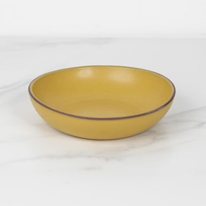 Handmade Stoneware Pasta Bowl - Farmhouse Dinnerware - USA Crafted Yellowstone