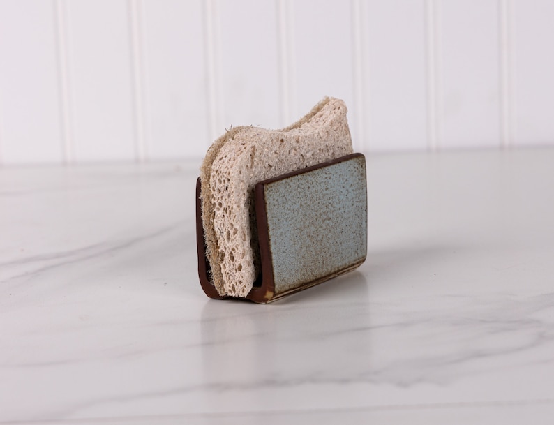 Pottery Sponge Holder Ceramic Kitchen Sink Sponge Caddy Etsy