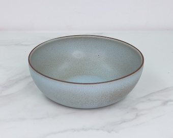 Ceramic Serving Bowl - Handmade Pottery Bowl - Large Stoneware Display Bowl - Jefferson Street Ceramics - Araucana Blue