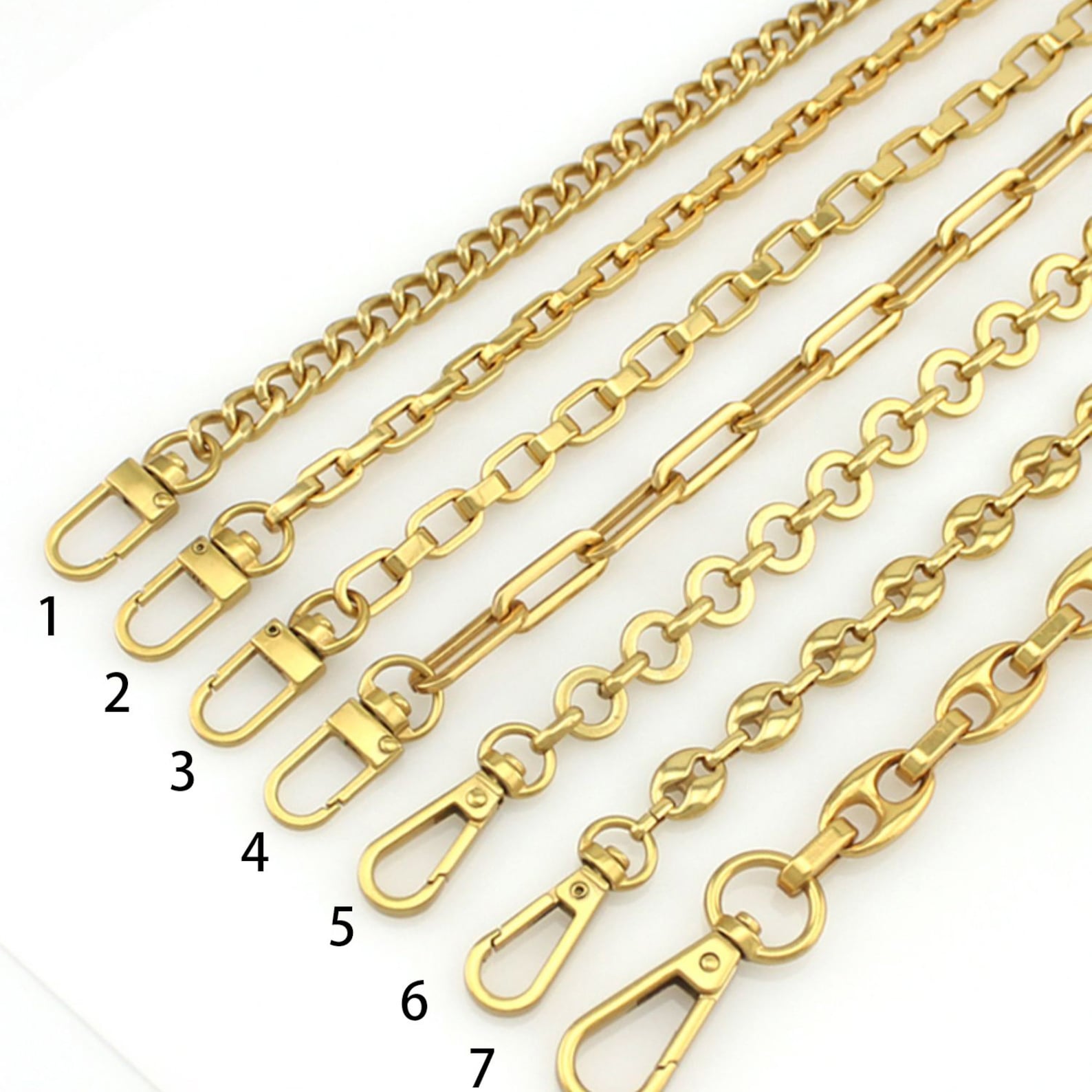 Purse Chain in Gold Chain Shoulder Strap Replacement for Etsy
