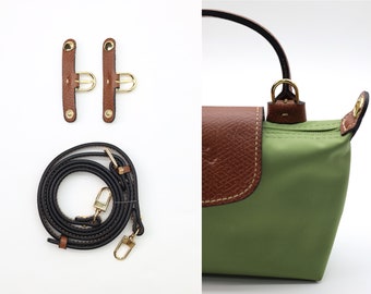 6 kleuren, Mini Le Pliage tas DIY-accessoires, Etui Converteer naar Crossbody tas