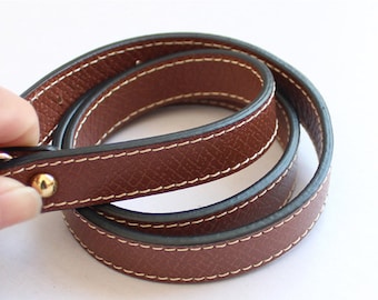 0.7 "Breiter Erstschicht-Rindsledergurt mit verstellbarer Länge 41,3 ''-48,0 ", DIY Crossbody Strap