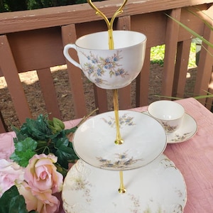 Teatime tidbit dessert cake stand centerpiece