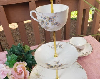 Teatime tidbit dessert cake stand centerpiece