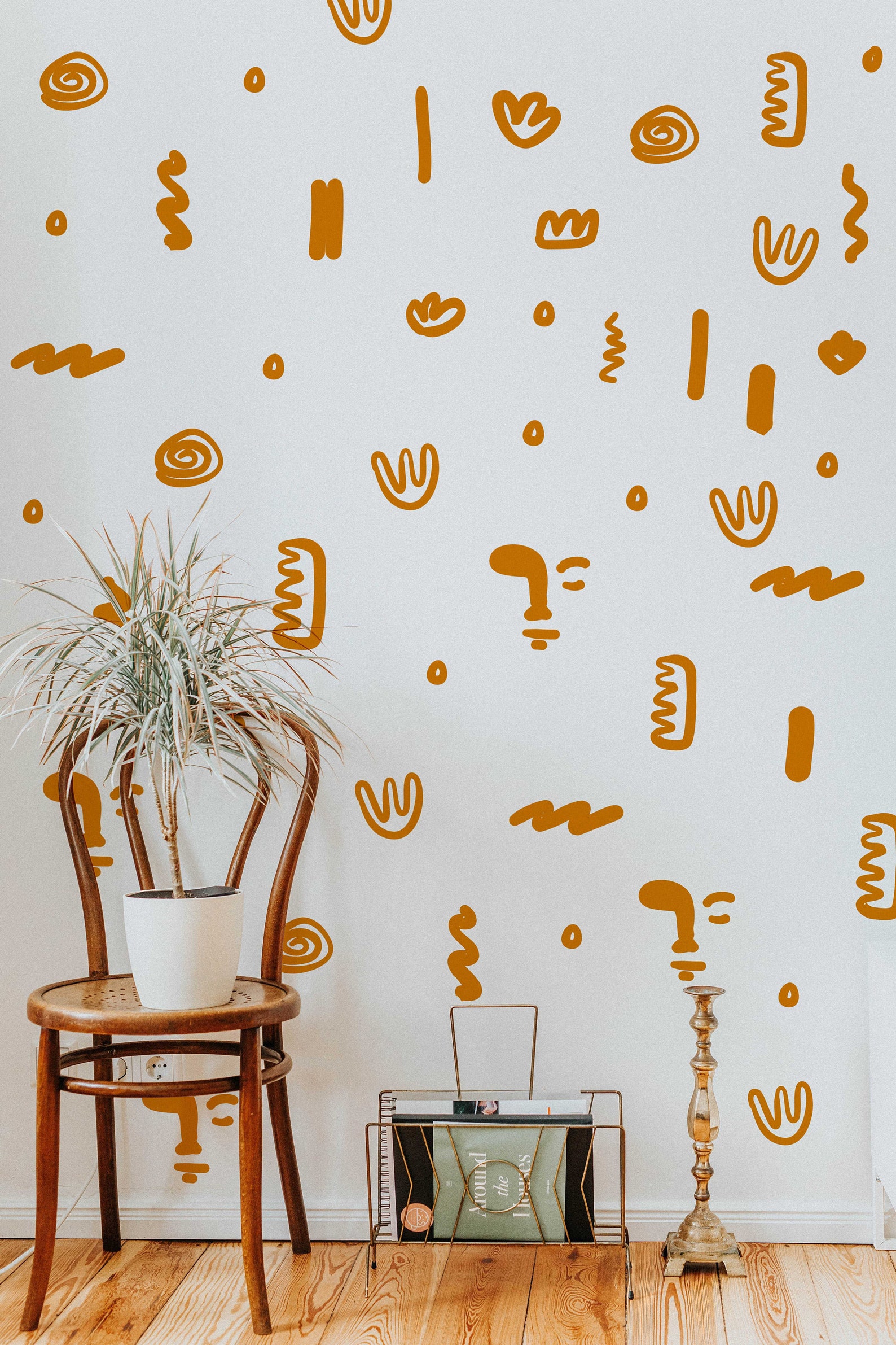 Boho Wall Decals Etsy