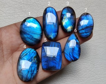 Blau Labradorit Cabochons Edelsteine (sku-2645)