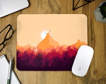 Double Layer Leather Mouse Pad Real Leather and Suede Green Mousepad with Yellow Vegetable Tan Wrist rest