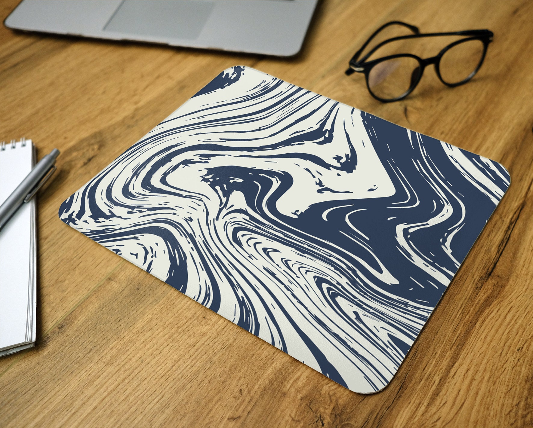 Cuero Mouse Pad mouse pad ratón maqueta portátil Mouse Pad Etsy