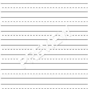 Tableau d'ancrage des lignes d'écriture