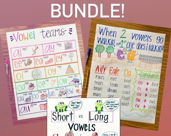 Long Vowels Anchor Chart | Poster - Etsy Canada