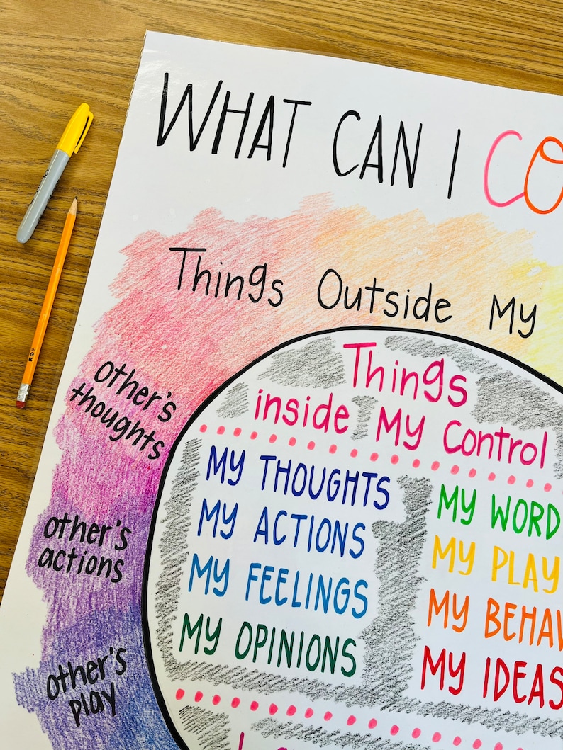 Whats in My Control Anchor Chart - Etsy