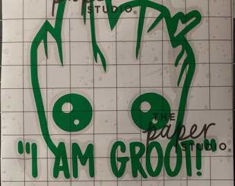 IK BEN GROOT Sticker Vinyl