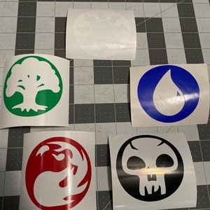 Magic the Gathering Mana Symbol Sticker Vinyl