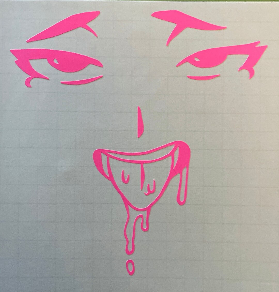 Ahegao Girl Sticker Vinyl - Etsy