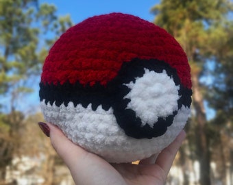 Poke Ball Crochet Plush