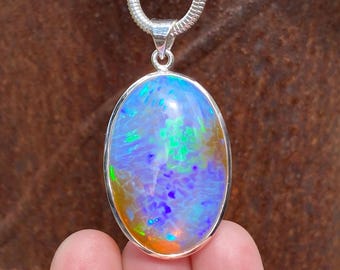 販売済み - 予約済 925スターリングシルバーの大きな天然エチオピア産