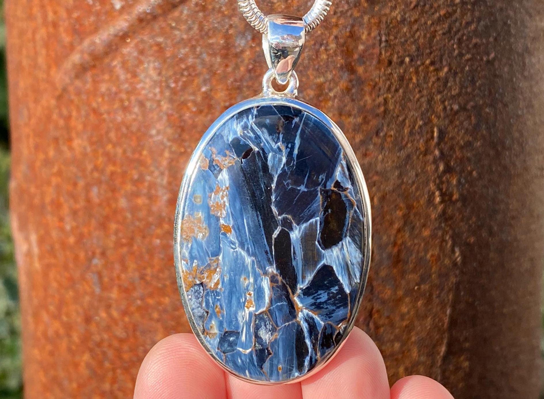 925スターリングシルバーのピーターサイトペンダント - ハンドメイド32