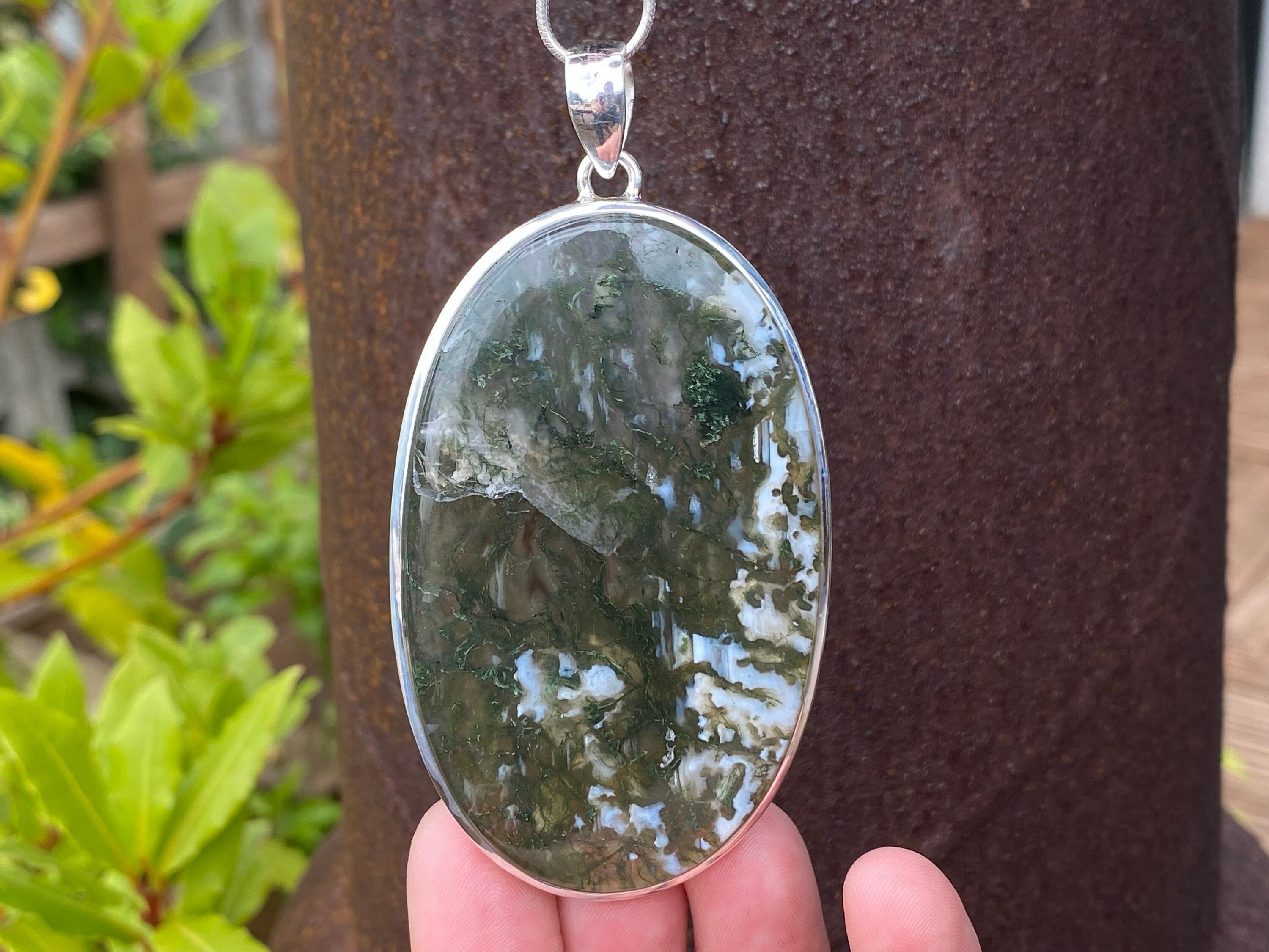 Chrysopraas Hanger 925 Sterling Zilver - Toen & Nu Edelstenen & Sieraden Deventer