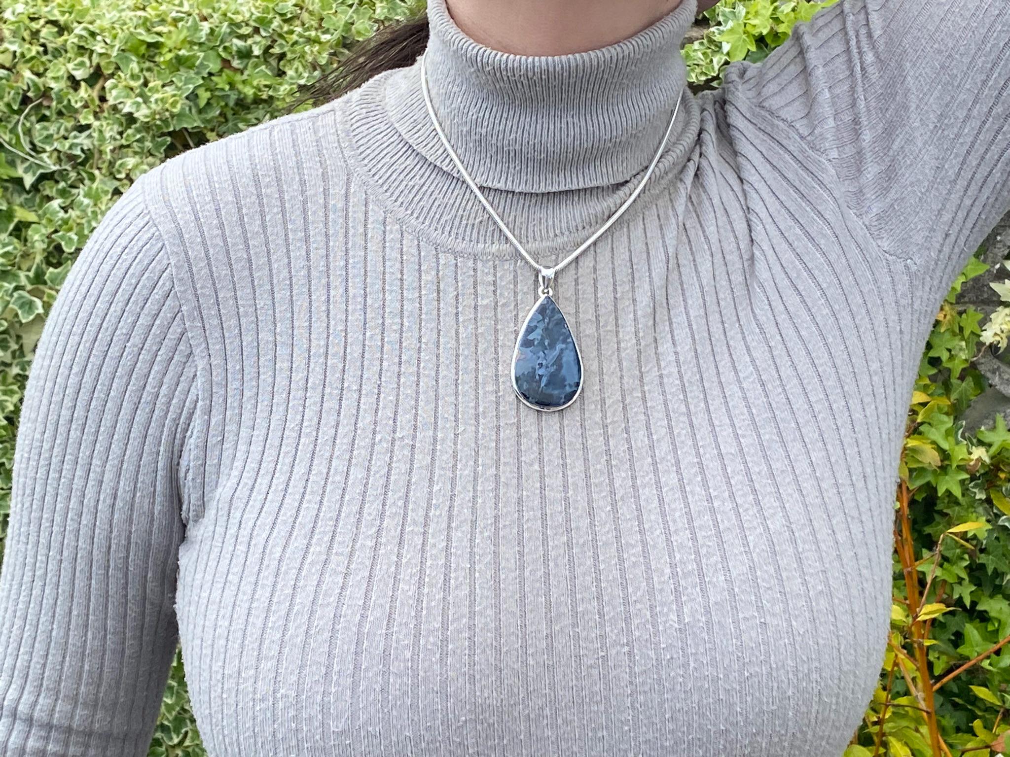 925スターリングシルバーのピーターサイトペンダント - ハンドメイド32